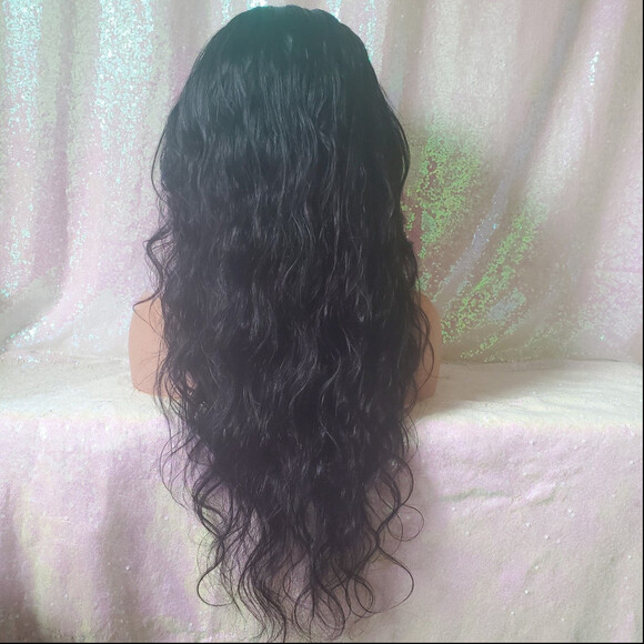 100% Virgin Human Hair closure wig 24 - Picture 8 of 8
